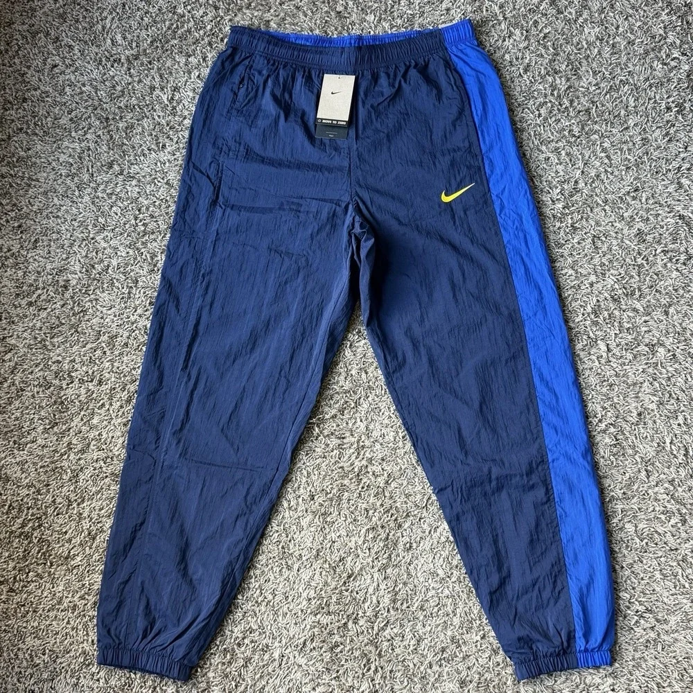 Nike Total 90 Repel Soccer Track Pants Mens Size Large Navy/Royal/Lightning NEW